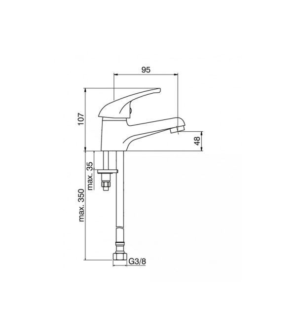 Slavina za lavabo MINOTTI 3112