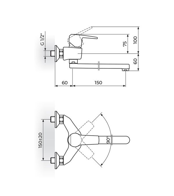 Slavina za sudeperu-lavabo JC32115