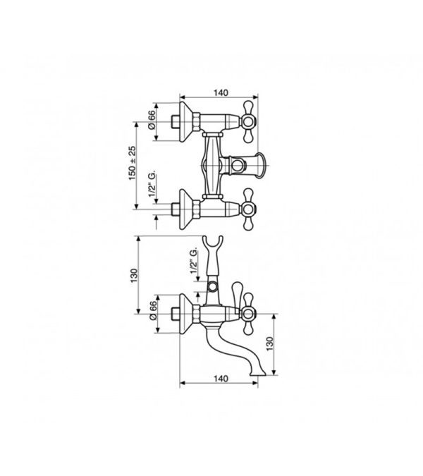Baterija za kadu Emmevi Deco BR12011