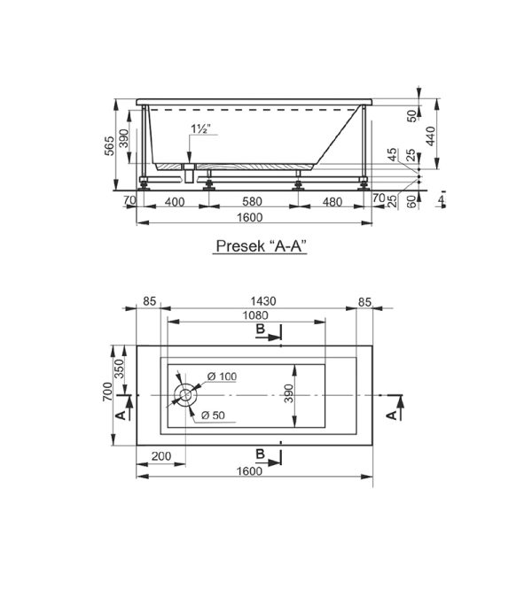 Kada Hektor Polyagram 160x70