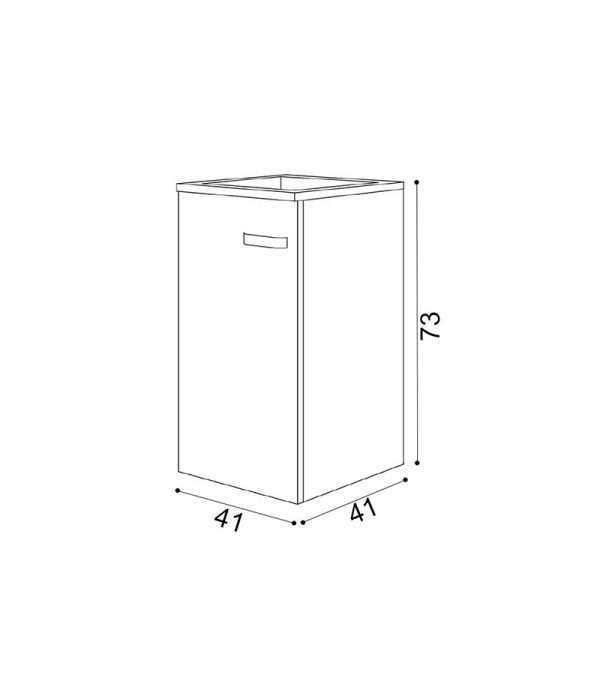 Lavabo sa ormarićem Euridika 40cm Piramida