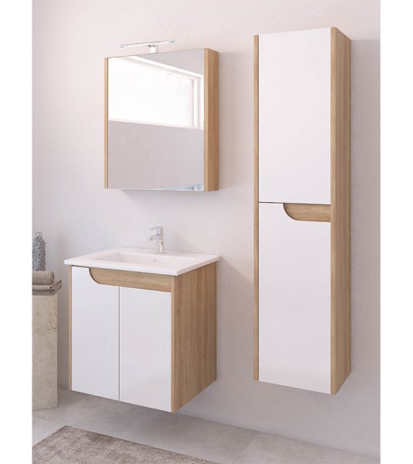Lavabo sa ormarićem Euridika Oak-60cm