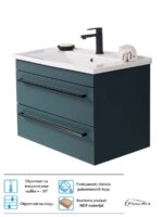 Lavabo sa ormarićem Pino Art Atria 75cm 0980 Zelena