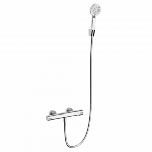 Termostatska baterija COPEN CoolTouch P sa usponskim tušem mat crna