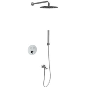 Termostatska baterija COPEN sa usponskim tušem hrom