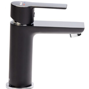 Baterija za lavabo MINOTTI STELA crna / hrom