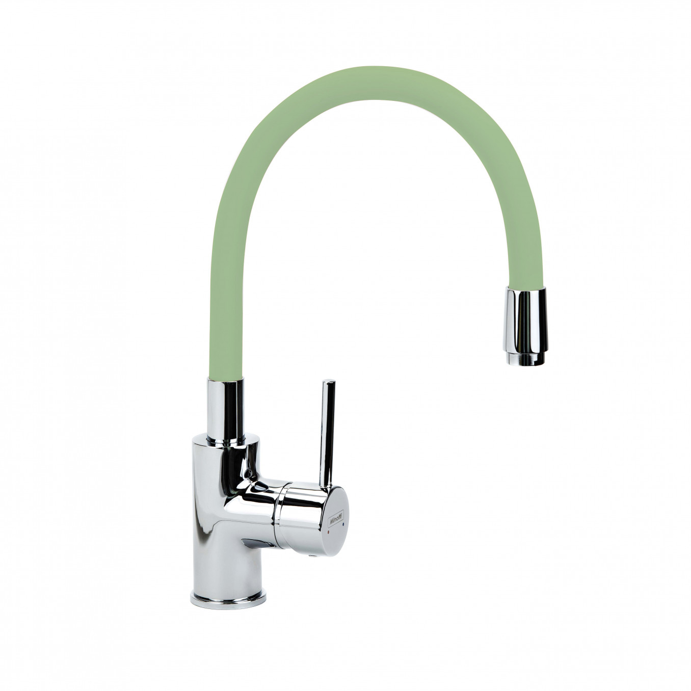 20936_20230222110224_desktop Baterija za sudoperu MINOTTI TUBO sa 2 cevi gibljiva lula kivi zelena