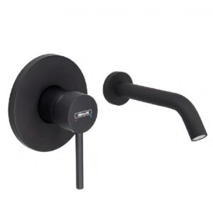 Ugradna baterija za lavabo MINOTTI TUBO DARK ELEGANCE sa izlivom 210mm