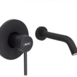 Ugradna baterija za lavabo MINOTTI TUBO DARK ELEGANCE sa izlivom 210mm