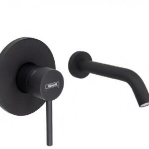 Ugradna baterija za lavabo MINOTTI TUBO DARK ELEGANCE sa izlivom 210mm