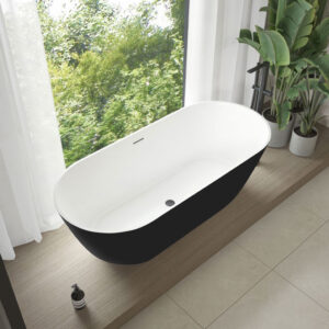 Kada samostojeća COPEN JUDY 1700x750x570mm mat crna/mat bela