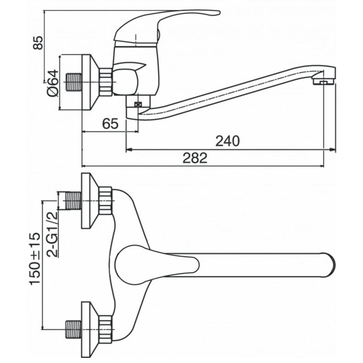 2708-20231227133555-mobile-1200-1200 Baterija za sudoperu MINOTTI STANDARD zidna duga lula