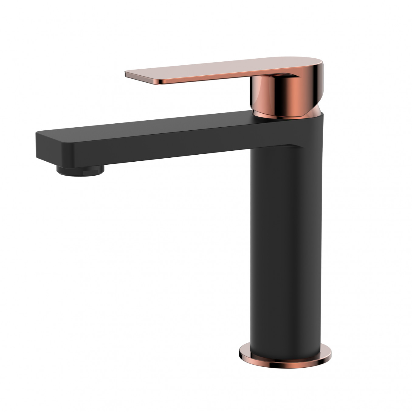 27288_20240819134036_desktop Baterija za lavabo COPEN NOOK mat crna / rose gold