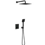 Termostatski set COPEN square matt black 1