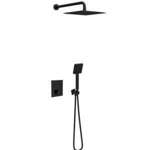 Termostatski set COPEN square matt black 1